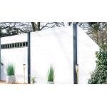 Anthrazitfarbene meingartenversand.de Sichtschutzzäune & Sichtschutzwände aus Kunststoff UV-beständig 12-teilig 