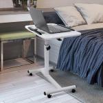 Beistelltisch Pflegetisch Laptoptisch Stehpult Schreibtische mit Rollen LAD02WT 