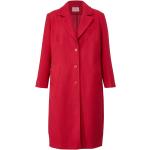 Reduzierte Rote Angel of Style Maxi Langmäntel aus Wolle für Damen Übergrößen Große Größen 