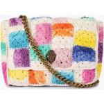 KURT GEIGER Crochet Kensington Bag White/Rainbow