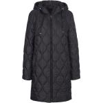 Reduzierte Schwarze Gesteppte Basler Mini Damensteppmäntel & Damenpuffercoats aus Polyester mit Kapuze Größe M 