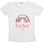 Elegante Langärmelige Naf Naf T-Shirts mit Pailletten für Damen für den für den Sommer 