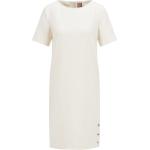 Weiße Business Kurzärmelige HUGO BOSS BOSS Damenkleider aus Kunstfaser Größe XS 
