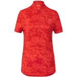 Reduzierte Orange TCHIBO Stehkragen T-Shirts mit Reißverschluss aus Polyester für Damen Größe M 