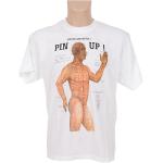 Kurzarm T-Shirt Pin Up, Anatomie Lernhilfe, Medizinische Lernmittel, Gr. XL