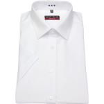 Weiße Kurzärmelige Marvelis Kentkragen Hemden mit Kent-Kragen aus Baumwolle für Herren 