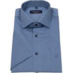 Blaue Kurzärmelige CasaModa Kentkragen Hemden mit Kent-Kragen aus Baumwolle für Herren 