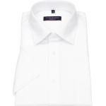 Weiße Kurzärmelige CasaModa Kentkragen Hemden mit Kent-Kragen aus Baumwolle für Herren 