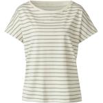 Gestreifte Kurzärmelige Waschbär Bio Nachhaltige T-Shirts aus Baumwolle für Damen Größe L für den für den Sommer 