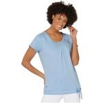 Kurzarmshirt CASUAL LOOKS "Shirt" blau (eisblau) Damen Shirts Jersey