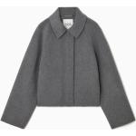 Graue COS Mini Nachhaltige Kurzjacken & Cropped-Jackets für Damen Größe L 