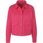 Pinke Basler Mini Kurzjacken & Cropped-Jackets mit Knopf aus Baumwolle maschinenwaschbar für Damen 