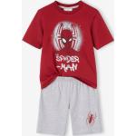 Rote Spiderman Kurze Kinderschlafanzüge aus Baumwolle für Jungen Größe 152 