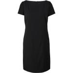 Schwarze Comma Mini Nachhaltige U-Boot-Ausschnitt Minikleider & kurze Kleider für Damen Größe M 