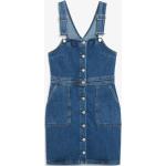 Blaue Monki Denim Mini Minikleider & kurze Kleider aus Denim für Damen Größe L 