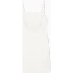 Weiße COS Mini Minikleider & kurze Kleider mit Reißverschluss enganliegend für Damen Größe L 