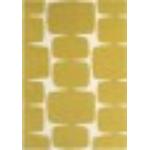 Reduzierte Gelbe Motiv Scion Design-Teppiche aus Stoff 