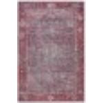 Reduzierte Rote Retro Wecon Home Design-Teppiche aus Textil 
