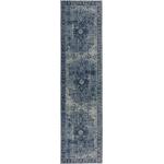 Blaue Antike Flair Rugs Kurzflorteppiche aus Textil 