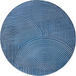 Blaue Hanse Home Runde Runde Teppiche 160 cm aus Textil 
