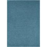 Blaue Mint Rugs Kurzflorteppiche aus Textil 