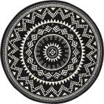 Schwarze Hanse Home Runde Runde Teppiche 140 cm aus Textil 