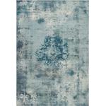 Blaue Vintage Arte Espina Kurzflorteppiche aus Textil 