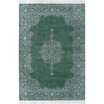 Grüne Vintage Nouristan Kurzflorteppiche aus Textil 