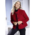 Rote bader Mini Stehkragen Kurzjacken & Cropped-Jackets aus Wolle für Damen Größe M 