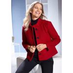 Rote bader Mini Stehkragen Kurzjacken & Cropped-Jackets aus Wolle für Damen Größe XL 