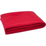 Rote Unifarbene Kuscheldecken & Wohndecken aus Fleece 130x170 