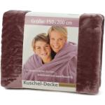 Altrosa Kuscheldecken & Wohndecken aus Textil 150x200 
