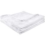 Weiße Moderne Kuscheldecken & Wohndecken aus Textil 240x220 für den für den Winter 