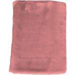Rosa Unifarbene Moderne Kuscheldecken & Wohndecken aus Polyester 150x200 