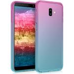 Bunte kwmobile Samsung Galaxy J6+ Cases mit Bildern aus Silikon 