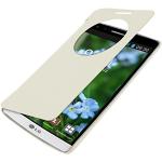 Weiße kwmobile LG G3 S Cases Art: Flip Cases mit Bildern mit Sichtfenster 