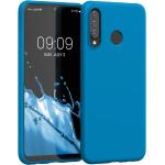 Blaue kwmobile Huawei P30 Lite Hüllen Art: Soft Cases aus Silikon für kabelloses Laden 