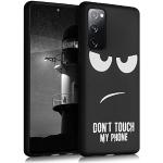 Schwarze Elegante kwmobile Emoji Samsung Galaxy S20 FE Hüllen Art: Soft Cases mit Bildern aus Silikon 