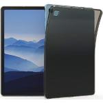 kwmobile Hülle kompatibel mit Samsung Galaxy Tab S6 Lite (2022) / (2020) Hülle - weiches TPU Silikon Case transparent - Tablet Cover Schwarz Transparent