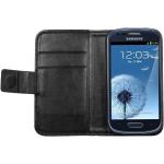 Blaue kwmobile Samsung Galaxy S3 Mini Cases Art: Geldbörsen mit Eulenmotiv aus Kunstleder mit Ständer mini 