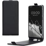 Schwarze kwmobile Samsung Galaxy Hüllen Art: Flip Cases mit Reißverschluss aus Kunststoff 