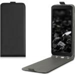 Schwarze kwmobile Samsung Galaxy Xcover Cases Art: Flip Cases mit Reißverschluss aus Kunststoff 