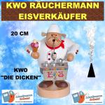 Kwo Räuchermann Eisverkäufer - Räucherfigur Für Räucherkerzen Die Dicken - 21457