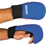 KWON® Karate Handschutz, Blau, ohne Daumenschlaufe, M Blau