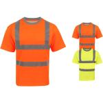 Gelbe Korntex T-Shirts aus Polycotton für Herren Größe 7 XL 
