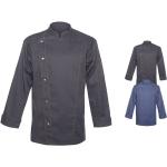 Blaue Gesteppte Vintage Karlowsky Fashion Herrenkochjacken aus Denim Größe XXL 