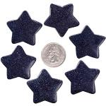 Blaue Sterne Edelsteine & Trommelsteine Polierte aus Kristall 6-teilig 