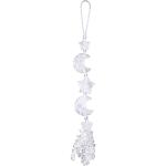 Weiße Sterne Bergkristalle mit Ornament-Motiv aus Kristall handgemacht zur Hochzeit 