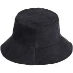 Schwarze Unifarbene Outdoorhüte aus Kunstfell 56 für Damen Übergrößen für den für den Winter 