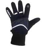 Reduzierte Schwarze Gefütterte Handschuhe für Herren Größe L für den für den Winter 